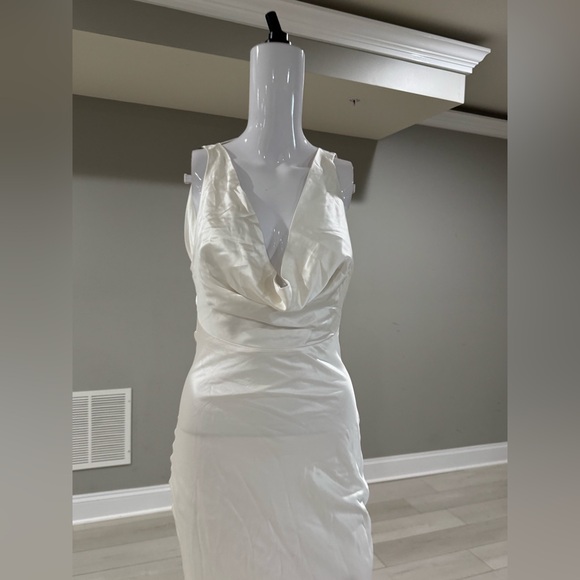 $1190 Michael lo sordo DRAPE FRONT MAXI DRESS - PRE ORDER size 2 - Picture 7 of 10